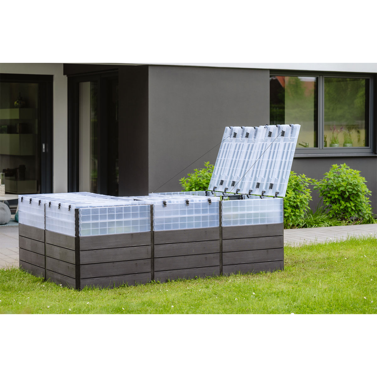 Garantia  Hochbeet Ergo Quadro TurboPlus U L 80t Wood, inkl. FLORA Wassersparsystem Bild 4
