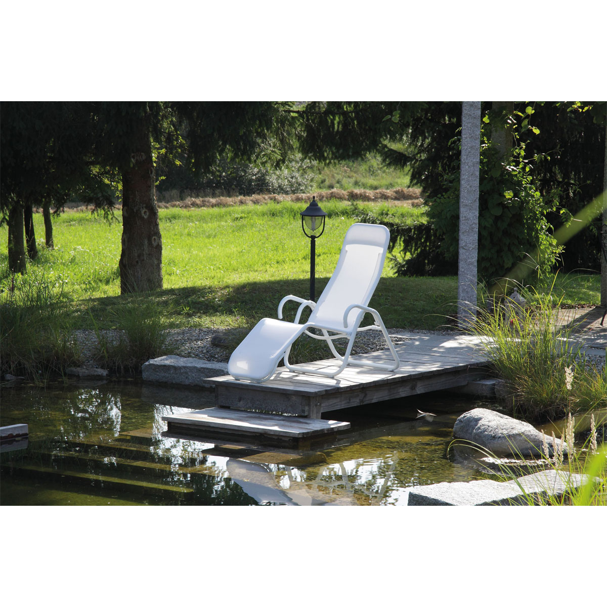 acamp Bäderliege Calypso snow/snow Bild 2