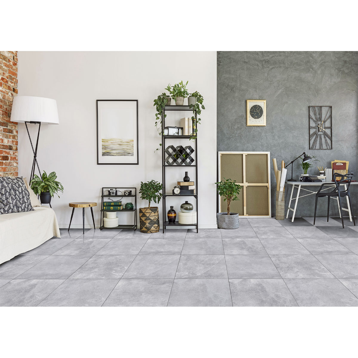 Feinsteinzeug Axis whiteca. 60,8x30,9 cm Bild 5