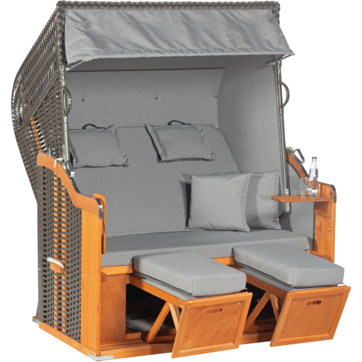 SunnySmart Strandkorb Rustikal 250Plus XL 1222