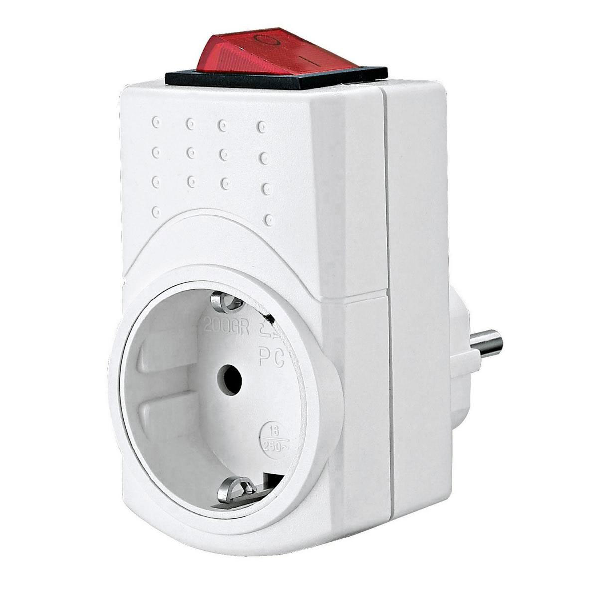 Zwischenstecker mit Schalter