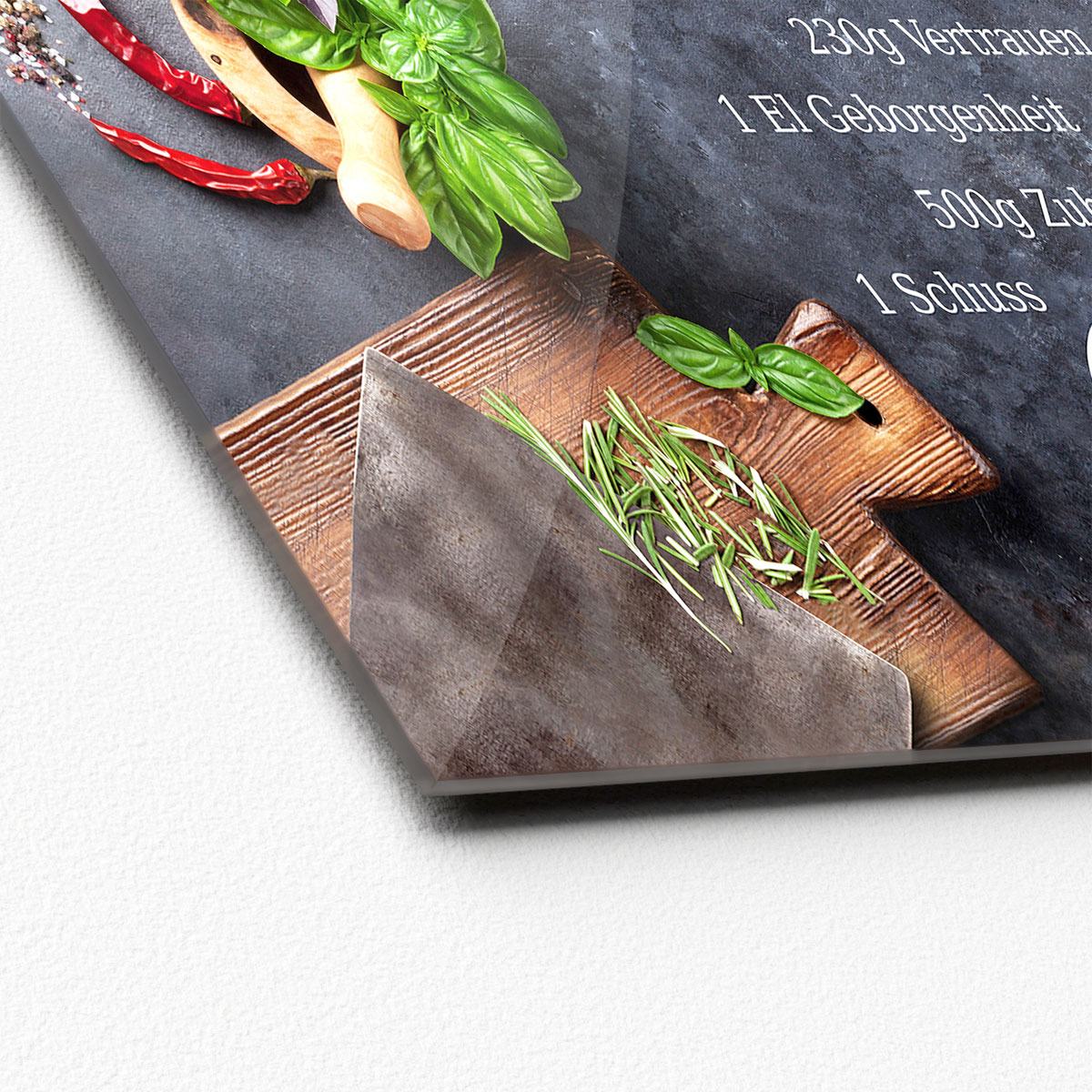 Glas-Art Kochkeration III 30 x 30 Glasbild Bild 2