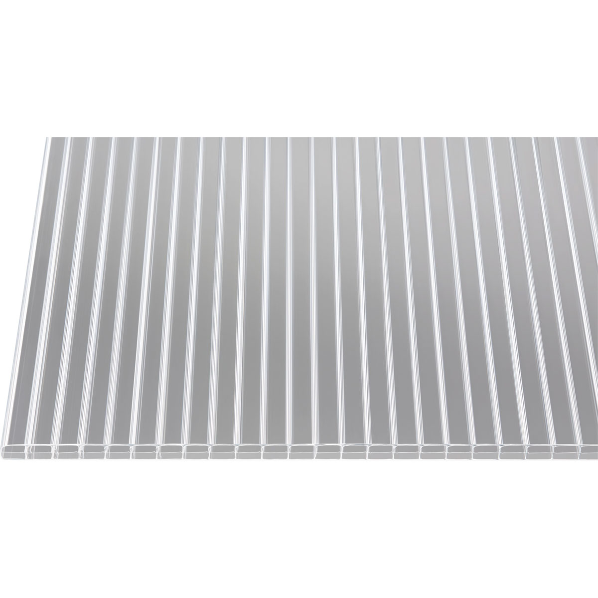 Polycarbonat-Hohlkammerplatte transparent 250 x 98 cm Bild 5