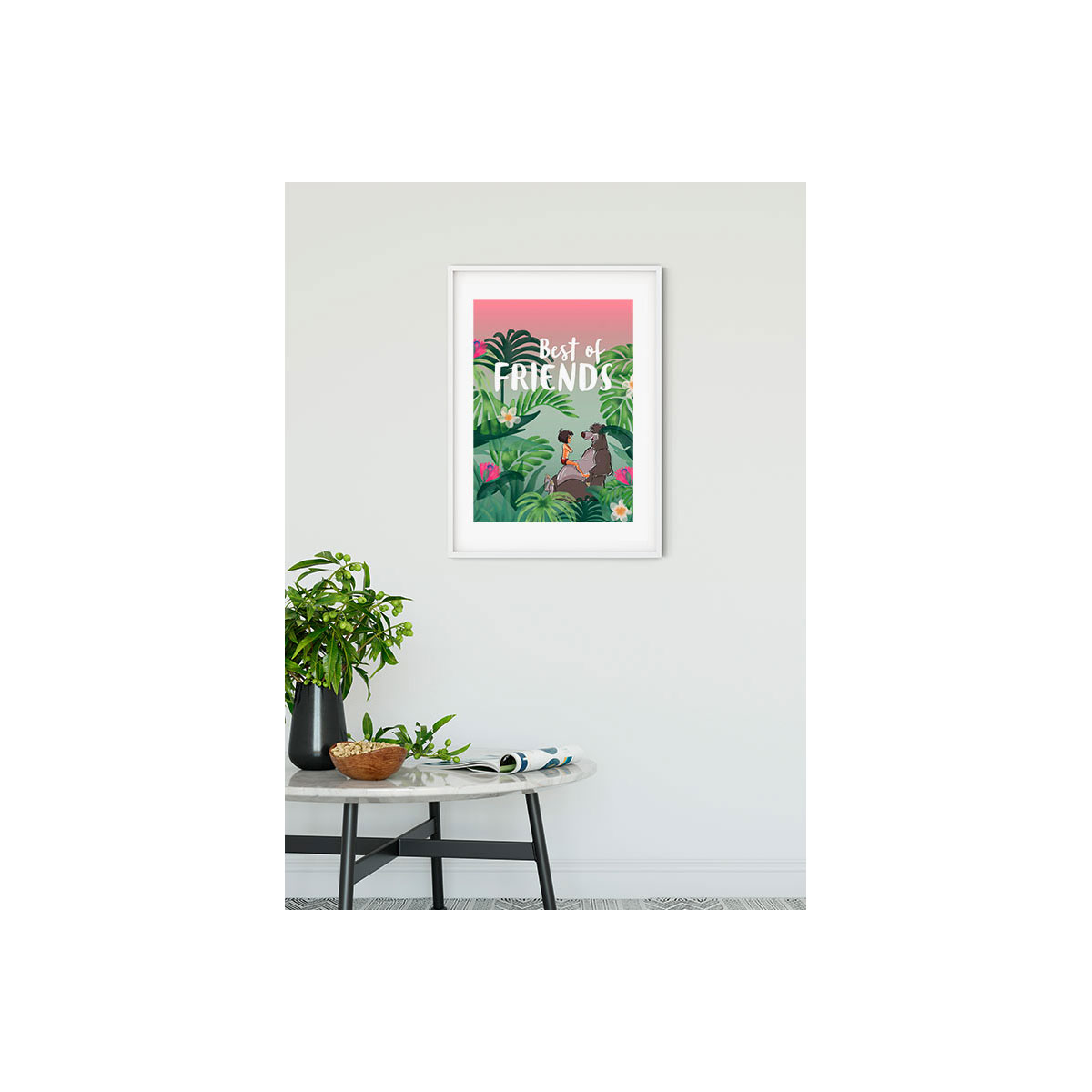 Komar  Wandbild Jungle Book Best of Friends 50x70 cm