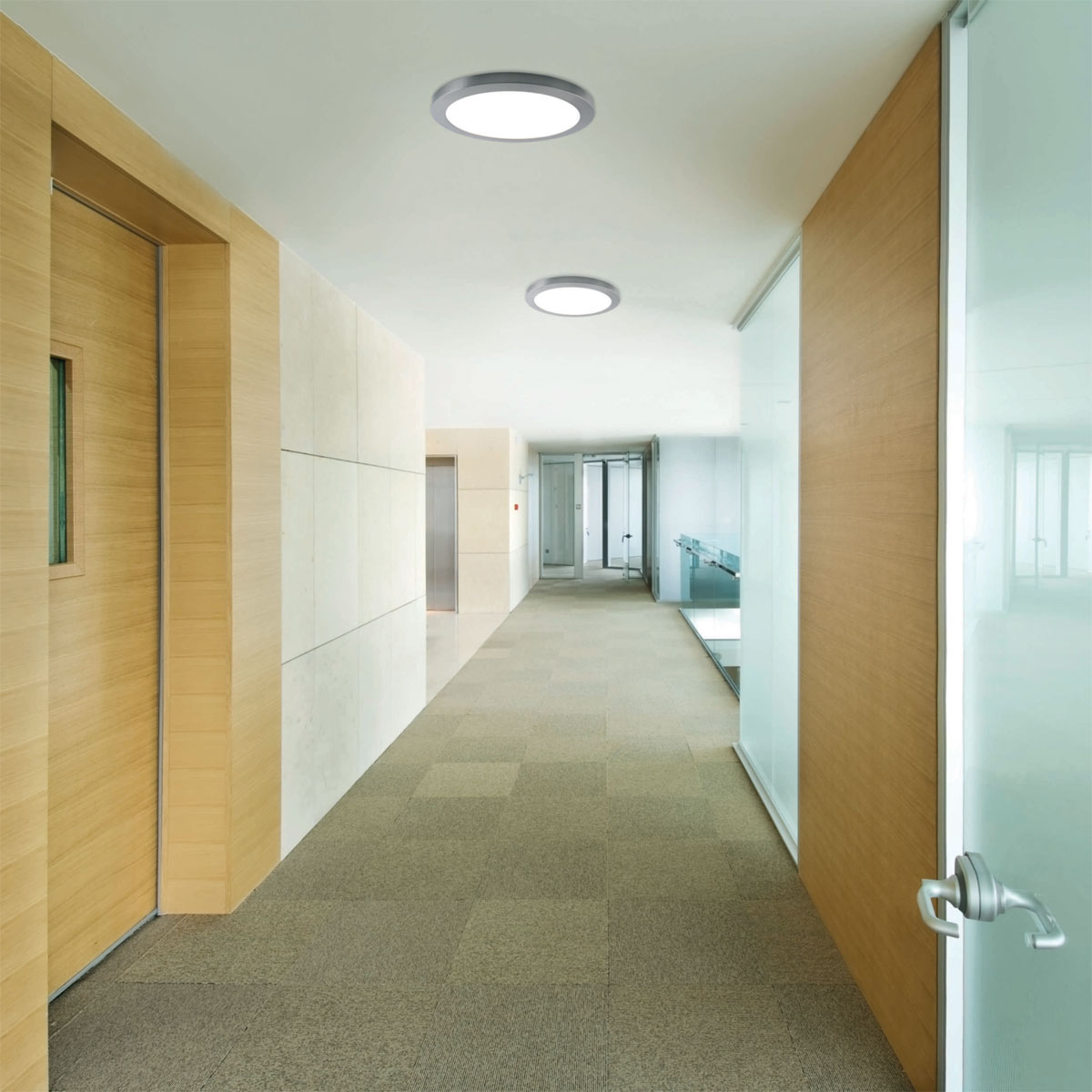 Naeve LED DL Bonus Metall/KS chromeLxBxH: 33x33x1,9cm Bild 10