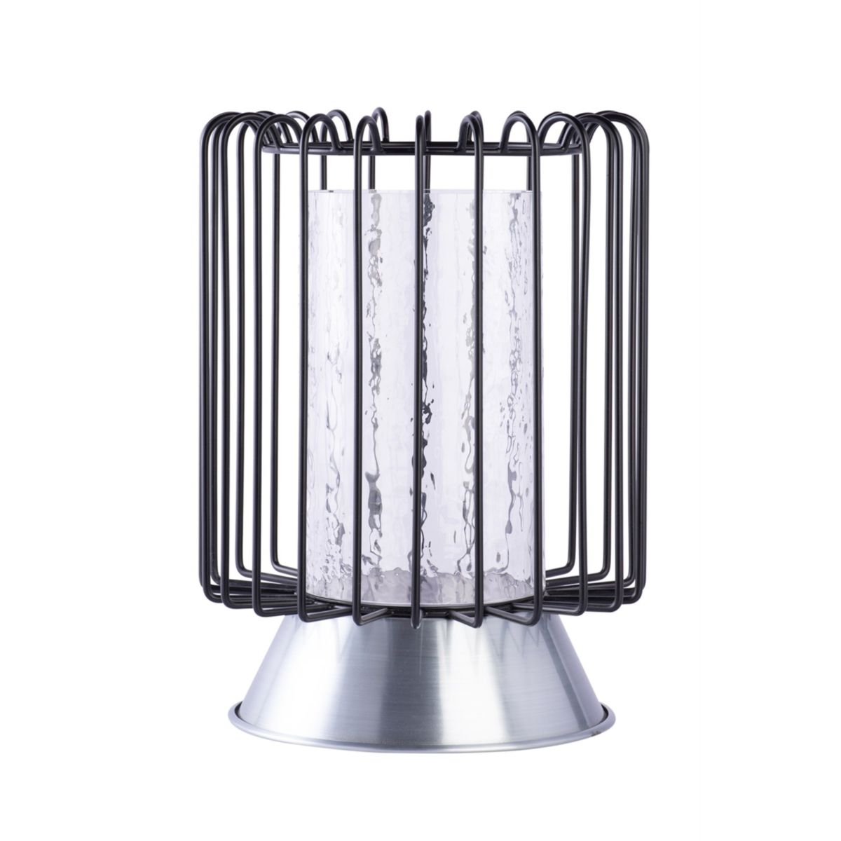 Kerzenständer Malibu 225 schwarz silber