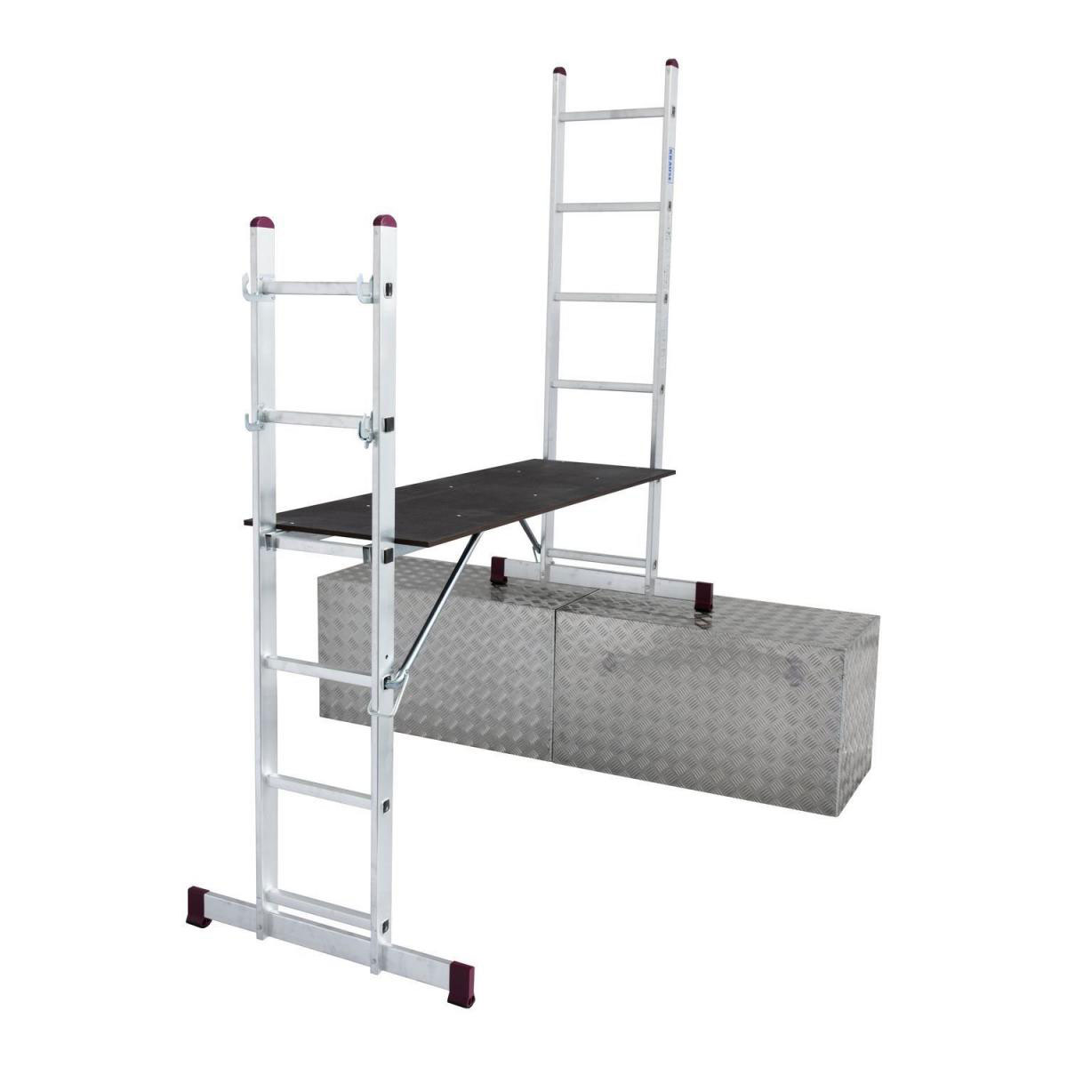 Krause CORDA Leiter-Gerüst 2 x 6 Sprossen