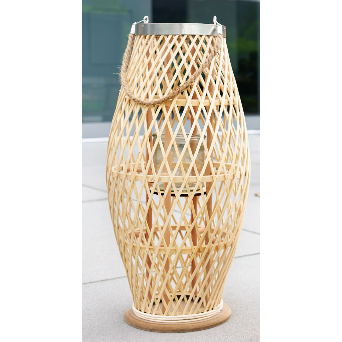 Laterne Boho 25 x 25 x 55 cm Bild 1