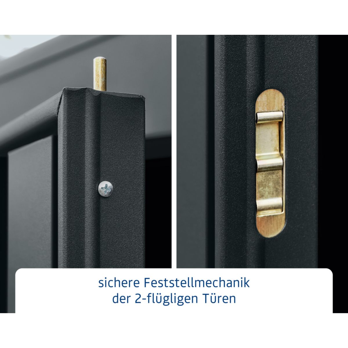 EcoStar  Gerätehaus Trend-PTyp 3RAL7016 2 flg Bild 6