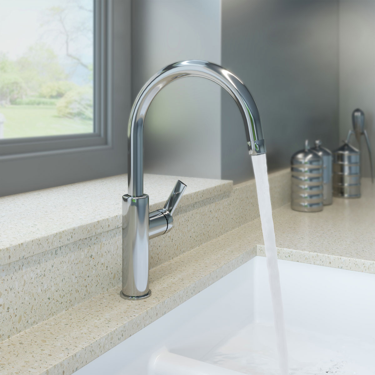 Lenz  Küchenarmatur Anela chrom Bild 2