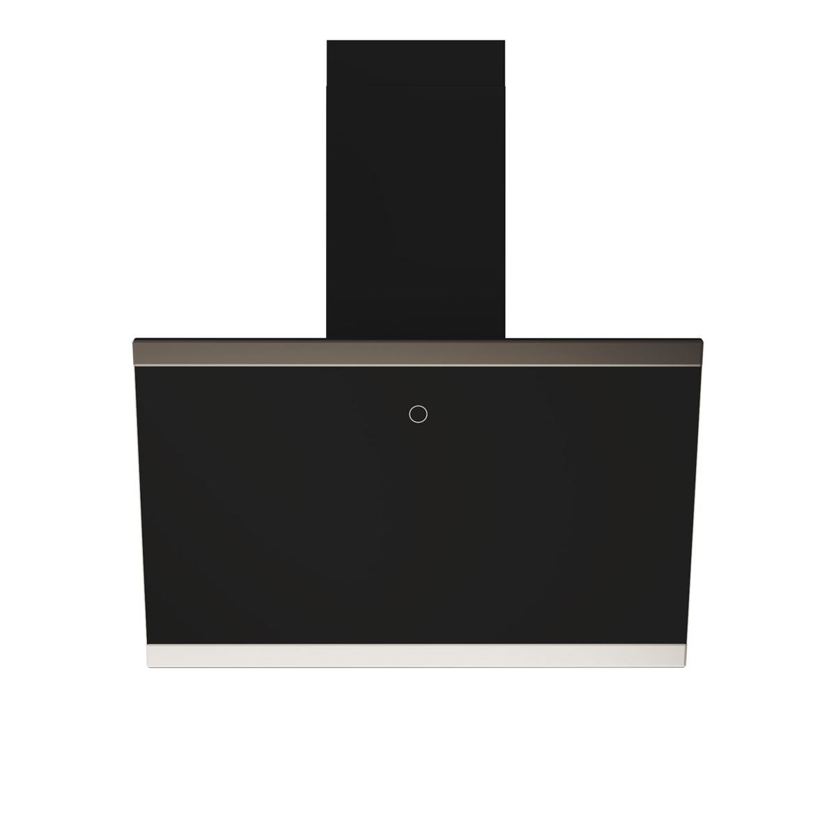 Respekta Haube Schwarz, 60 cm, EEK A++9 Leistungsstufen LED-Beleuchtung Bild 2