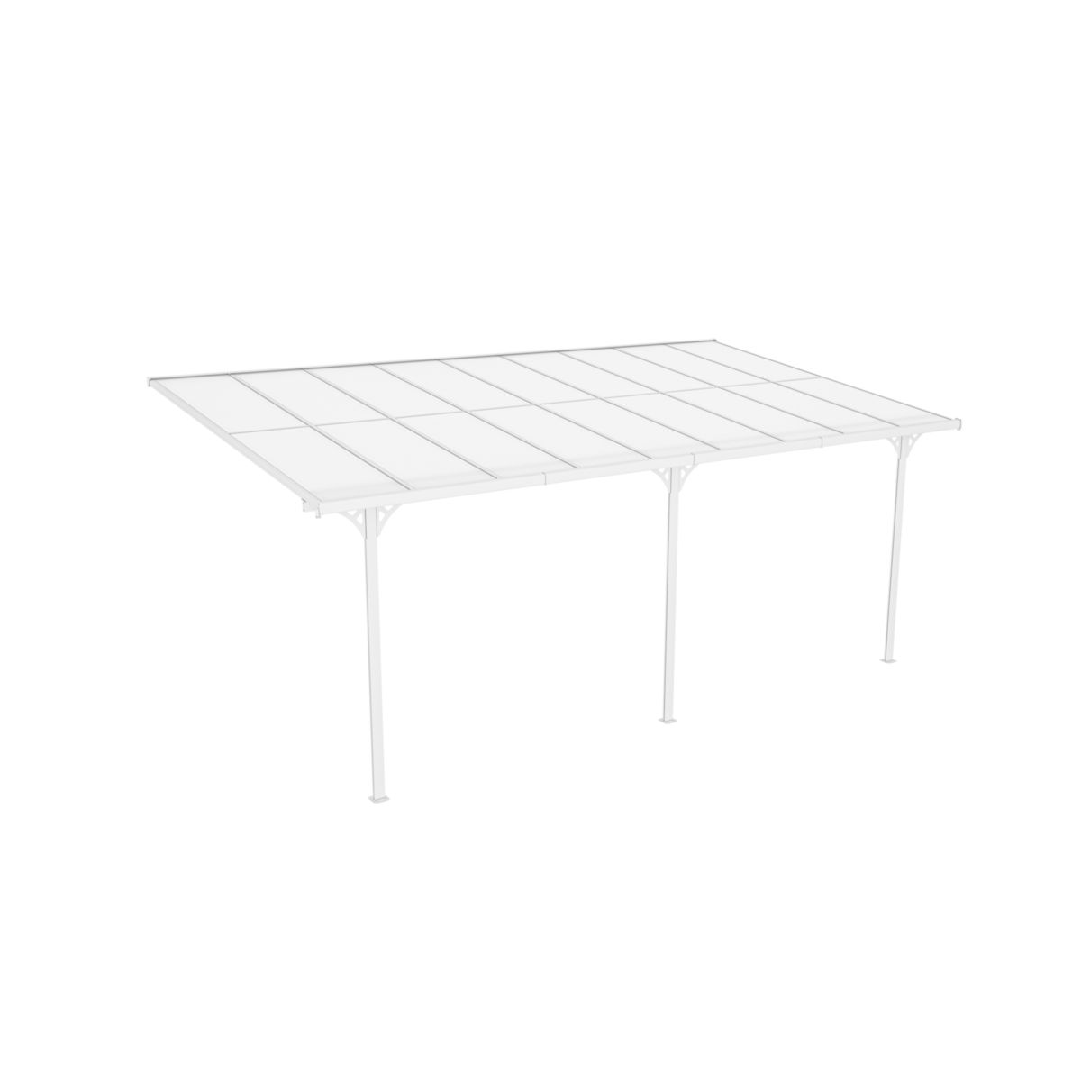 Westmann Terrassenüberdachung Bruce 556 300x556x270 cm Bild 6