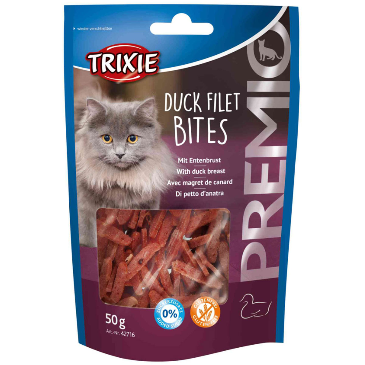 Trixie  Premio Duck Filet Bites Ente 50g