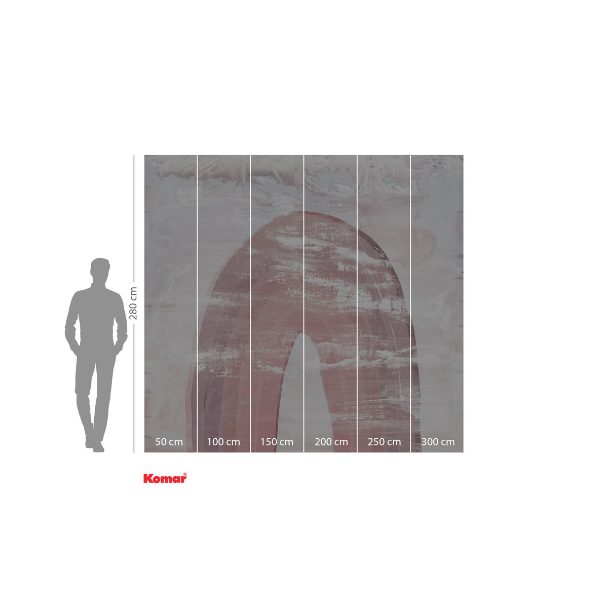 Komar  Vlies Fototapete Arcobaleno 300x280 cm Bild 3