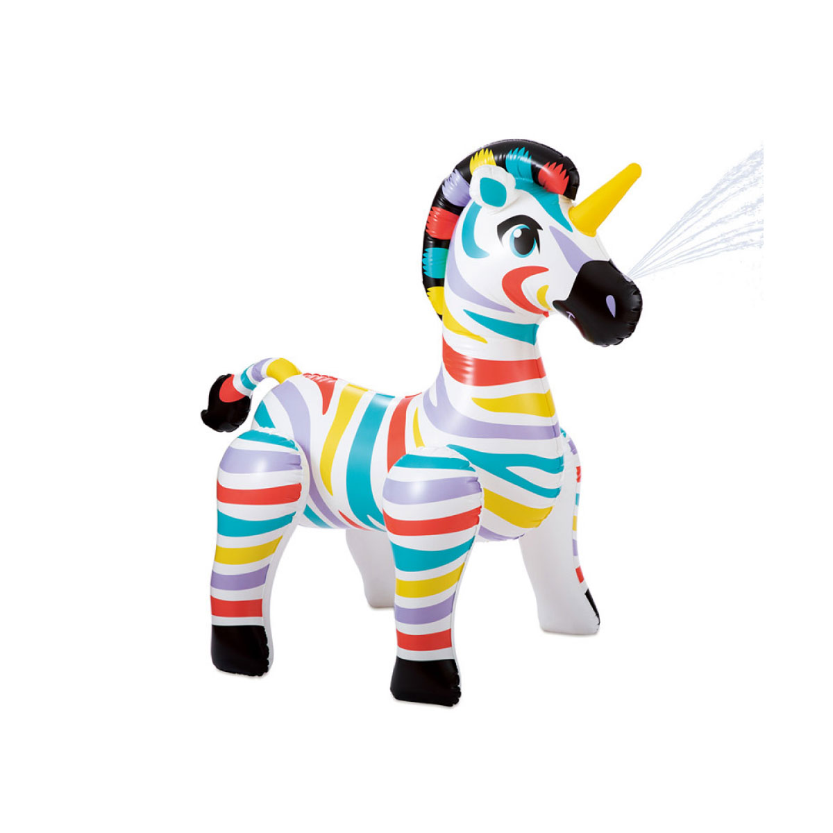 Summer Waves Wasserspielzeug Sprinkler Zebra 157x94x157cm Bunt Bild 2