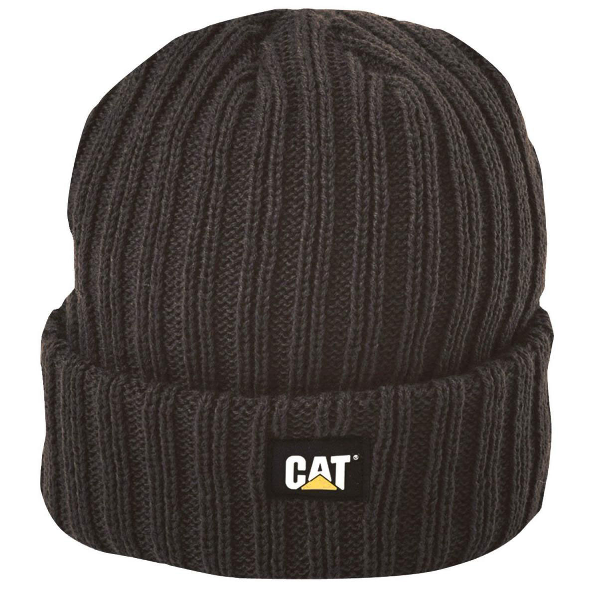 CAT  Strickmütze Grob schwarz