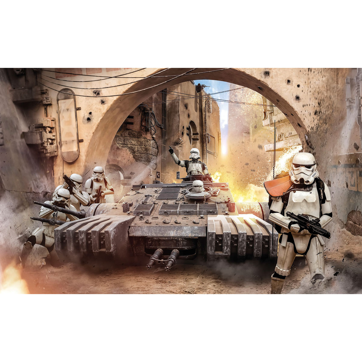 Komar  Vlies Fototapete Star Wars Tanktrooper 400x250 cm Bild 2