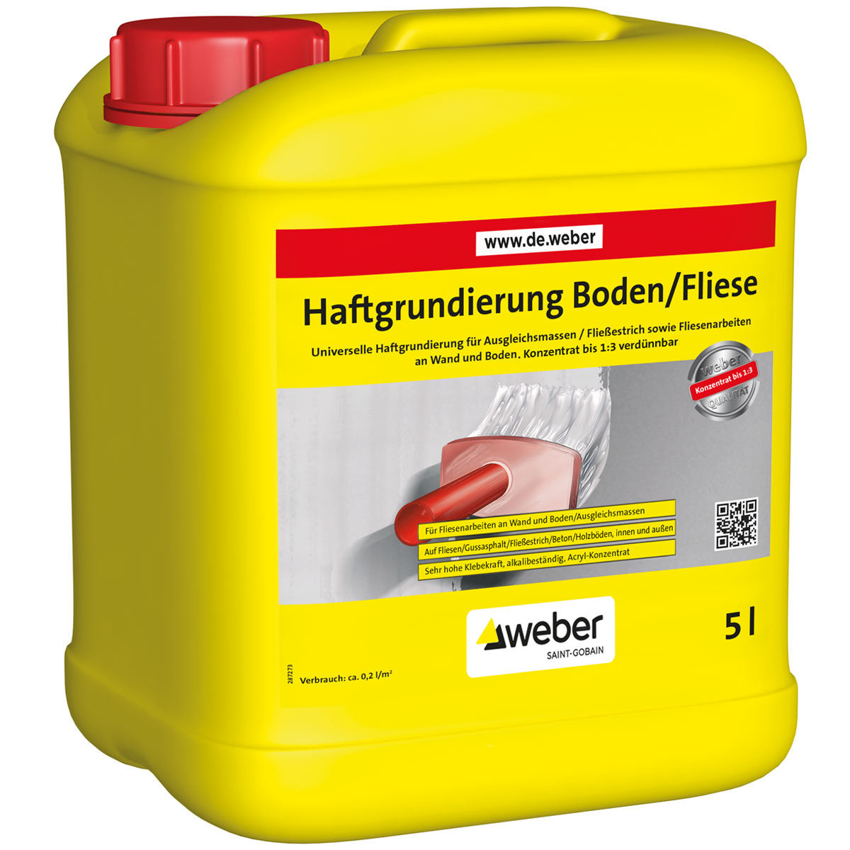 Weber  Haftgrundierung Boden und Fliese 5 L
