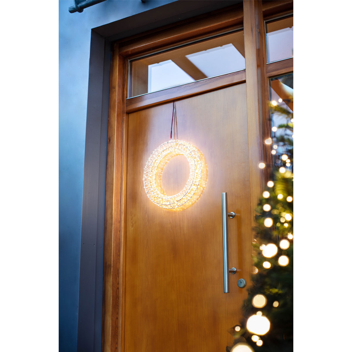 LED-Kranz mit Timerfunktion Durchmesser 45 cm 960 LEDs Bild 2