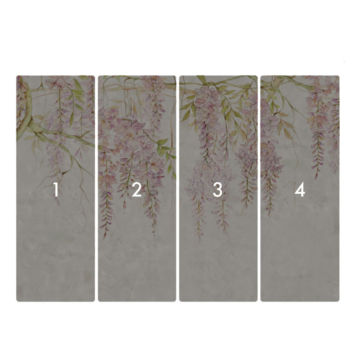 Komar  Vlies Fototapete Wisteria 400x280 cm Bild 3