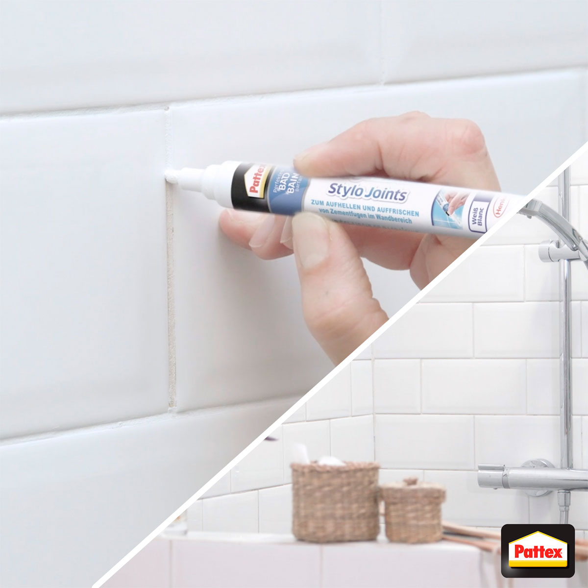 Pattex Fugenaufheller Perfektes Bad Fugenstift weiß 7 ml Bild 7
