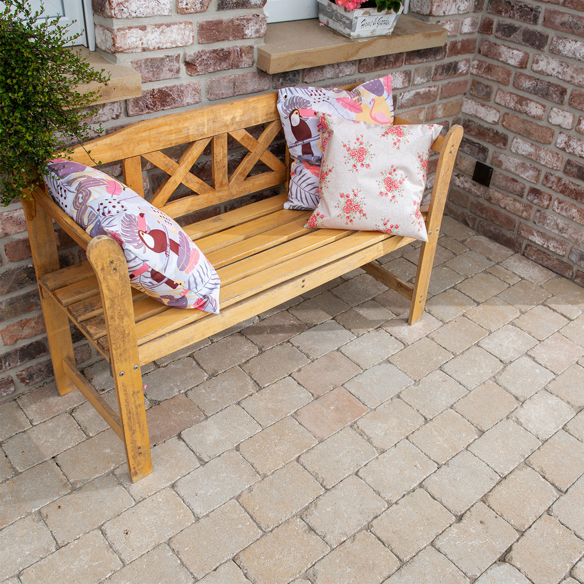 Diephaus  Pflaster Antik Sandstein 28 x 21 x 7 cm 0,94 m2 pro Lage Bild 3