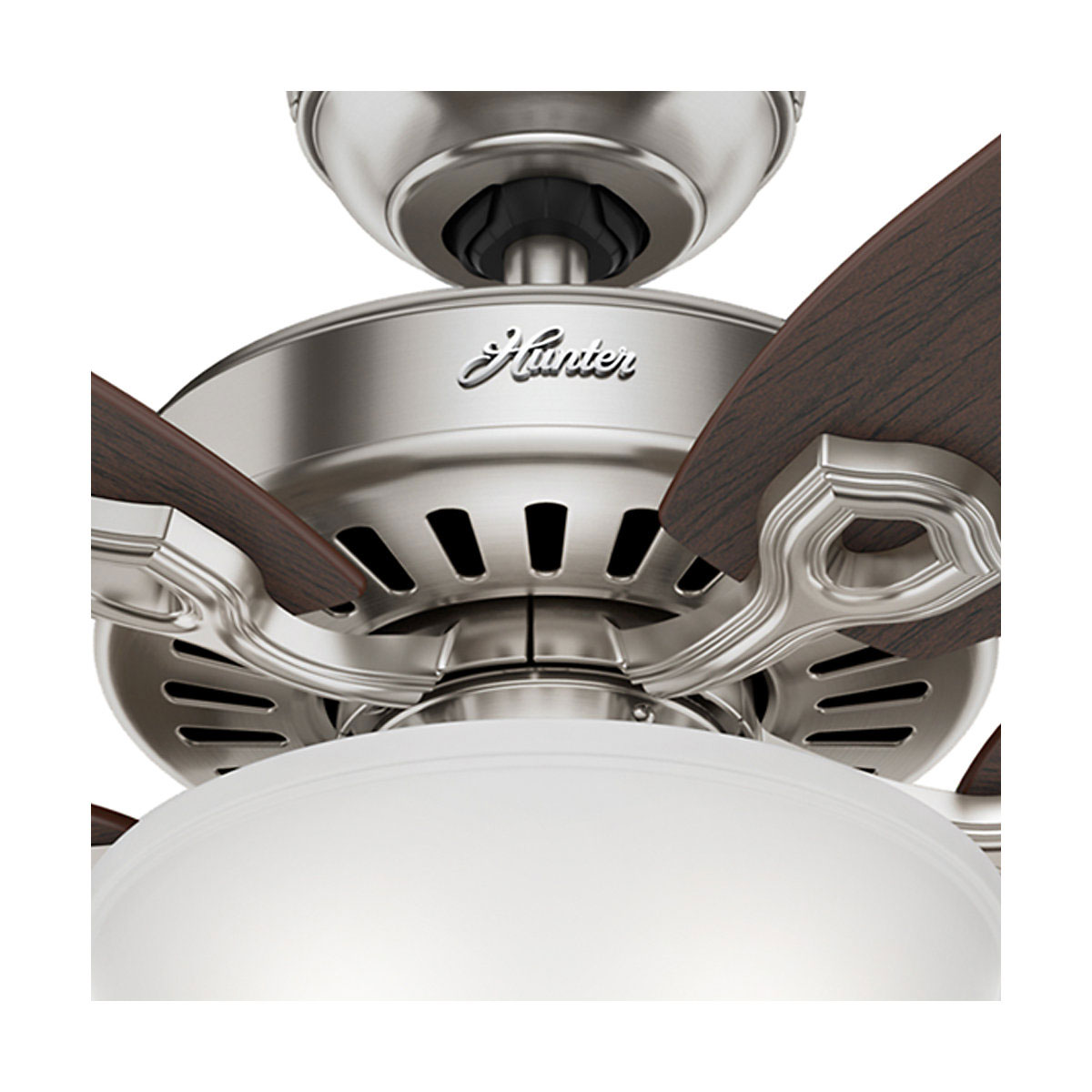 Hunter Fan Hunter Deckenenventilator Builder Deluxe 132 cm Nickel gebürstet Bild 6