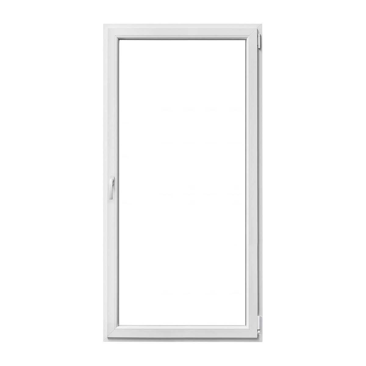 PVC-Balkontür weiß rechts 100 x 200 cm Bild 1