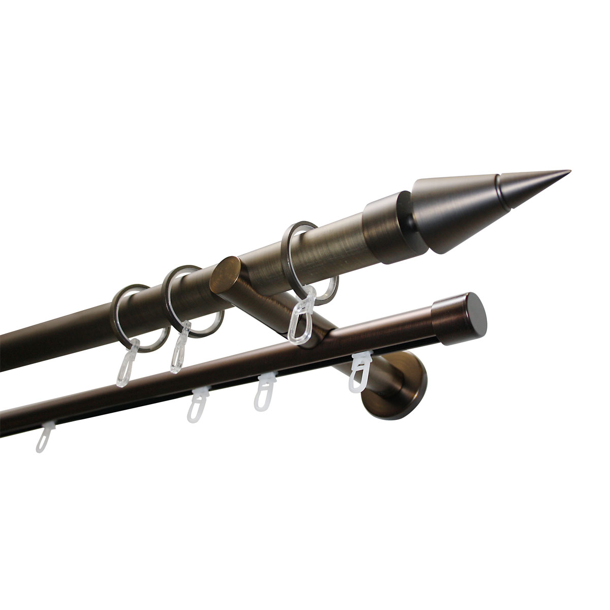 Gardinia Träger Windsor für Gardinenstange 20/25 mm bronze Bild 3