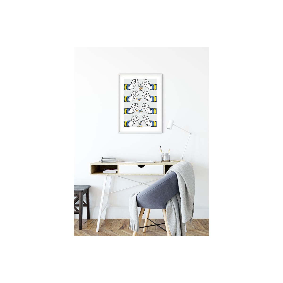 Komar  Wandbild Donald Duck Hands 40x50 cm Bild 7