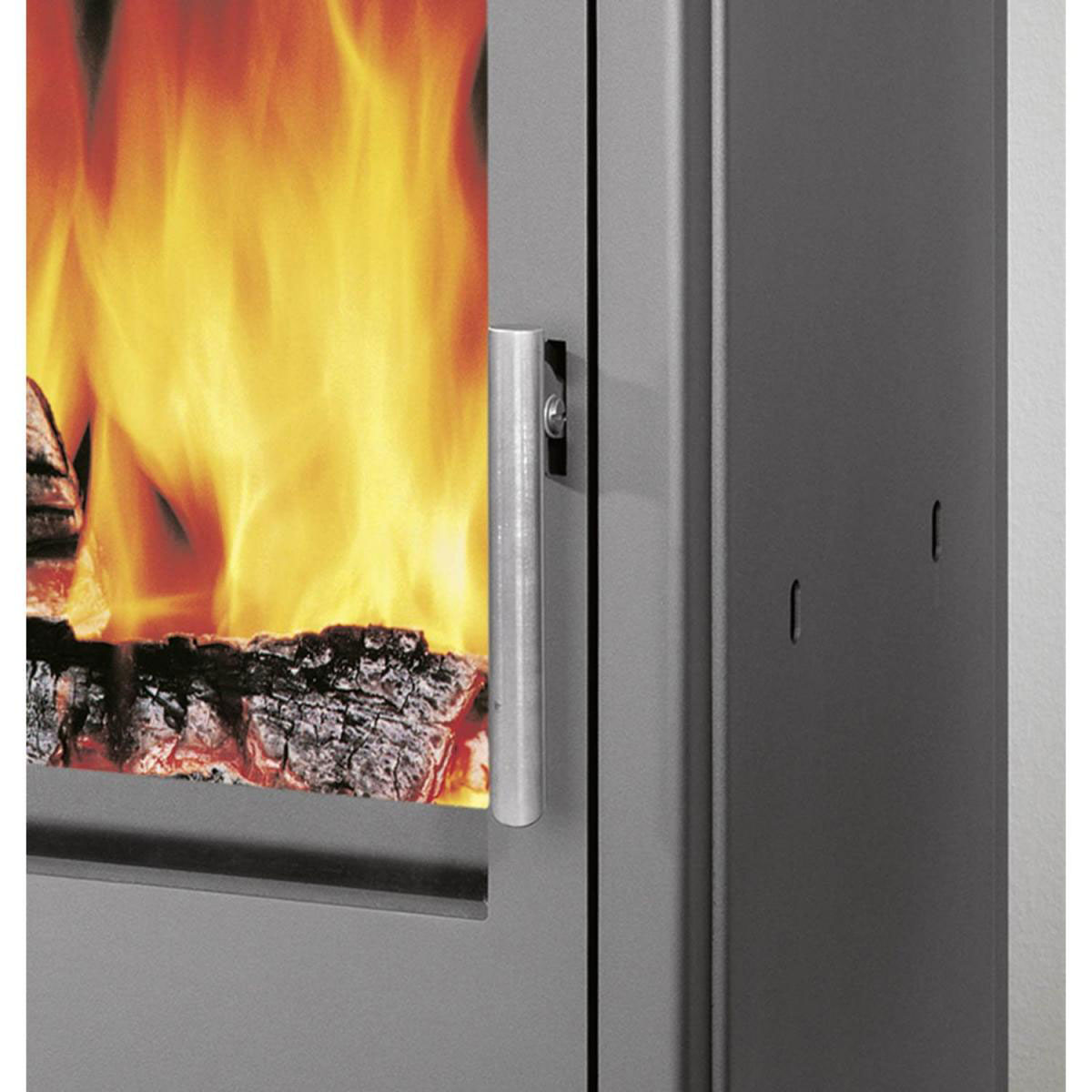 Justus Kaminofen Austin 5 Stahl schwarz Bild 2