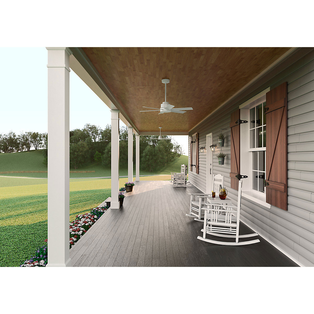 Hunter Fan Hunter Deckenenventilator Kennicott 112 cm frisches weiß Bild 10