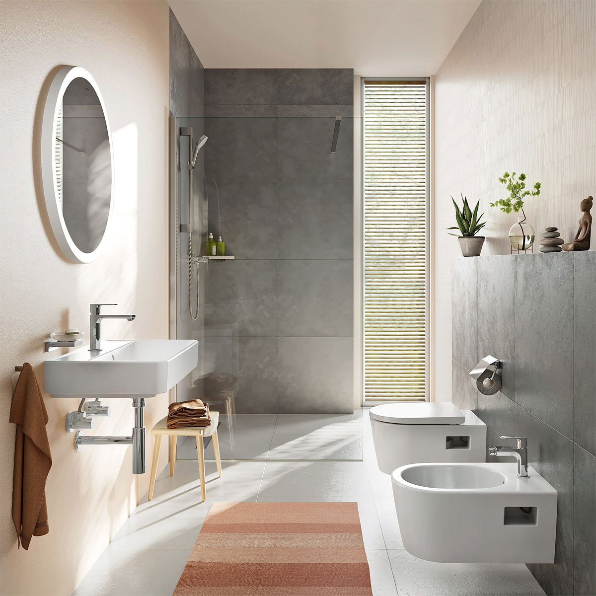 Hansgrohe Einhebel-Waschtischarmatur Rebris S chrom Bild 4