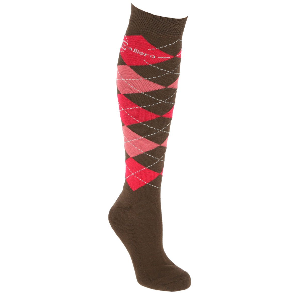 Reitstrümpfe Brescia Größe 34-36 rosa-rot Bild 1