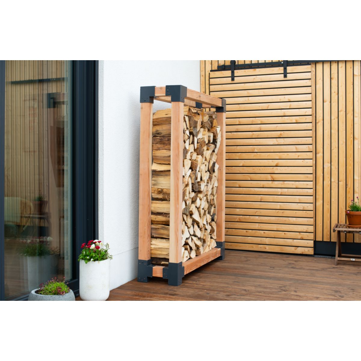 Westmann Kaminholzregal Michel XL 40x138x180 cm Bild 8