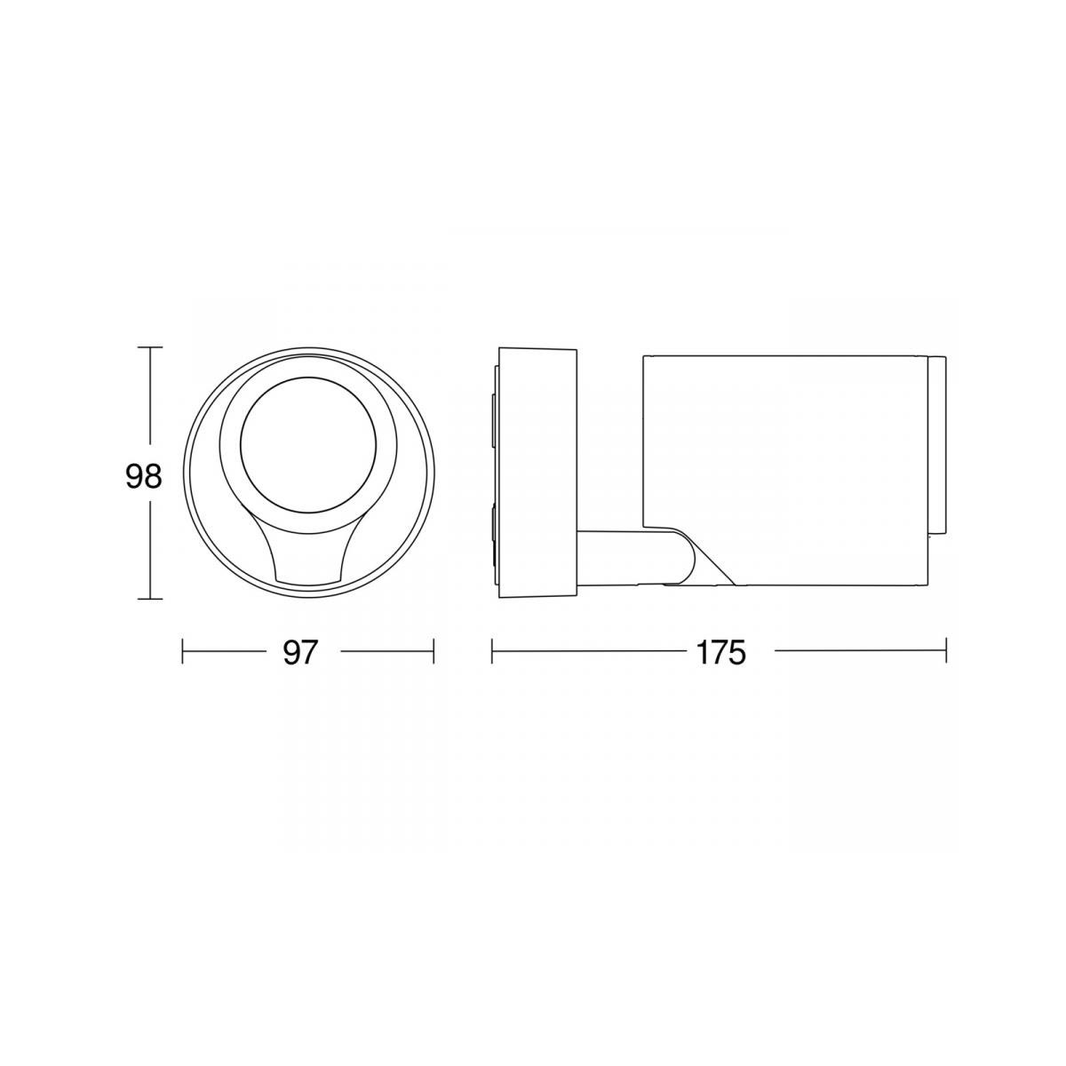 Steinel LED-Außenstrahler Spot ONE anthrazit Bild 5