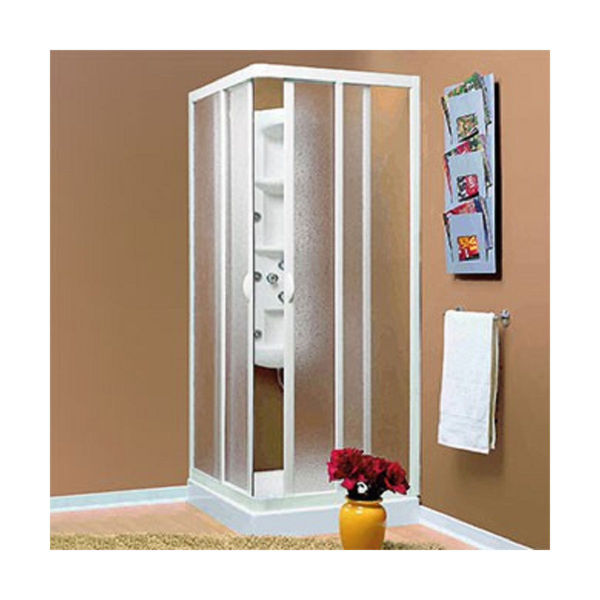 FORTE Eckduschkabine „Vela“ ca. 80 x 80 cm Bild 2