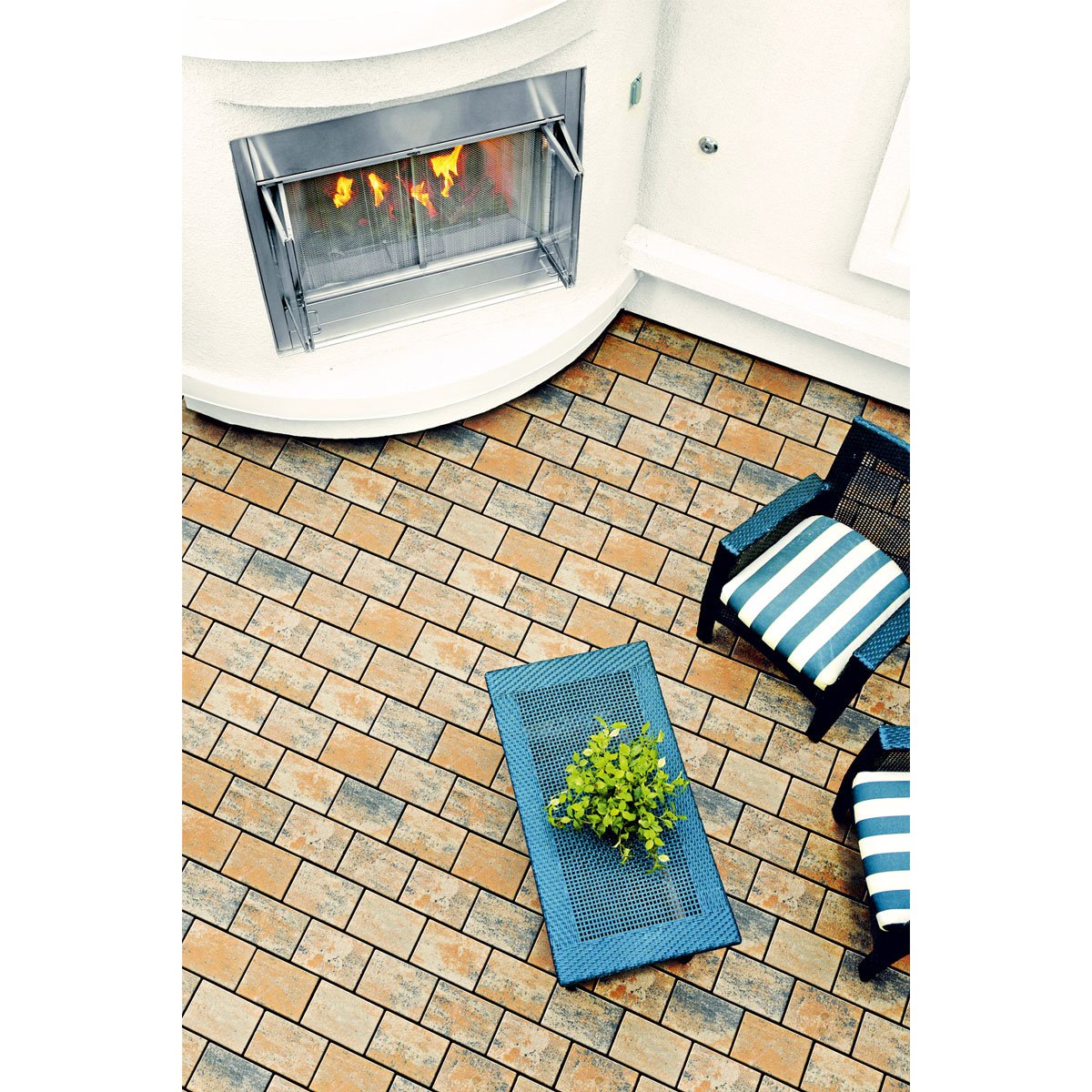 Lusit  Pflasterstein Trend Luna Muschelkalk Mini-Fase 24 x 16 x 6 cm Bild 2