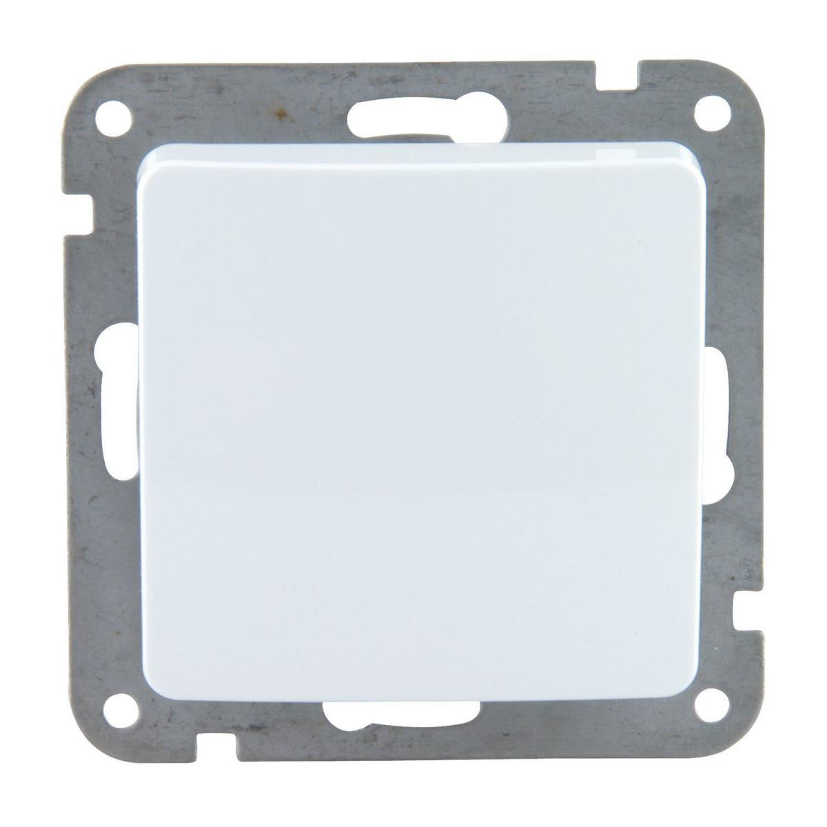 Kreuzschalter Monaco ultraweiß Serie 202