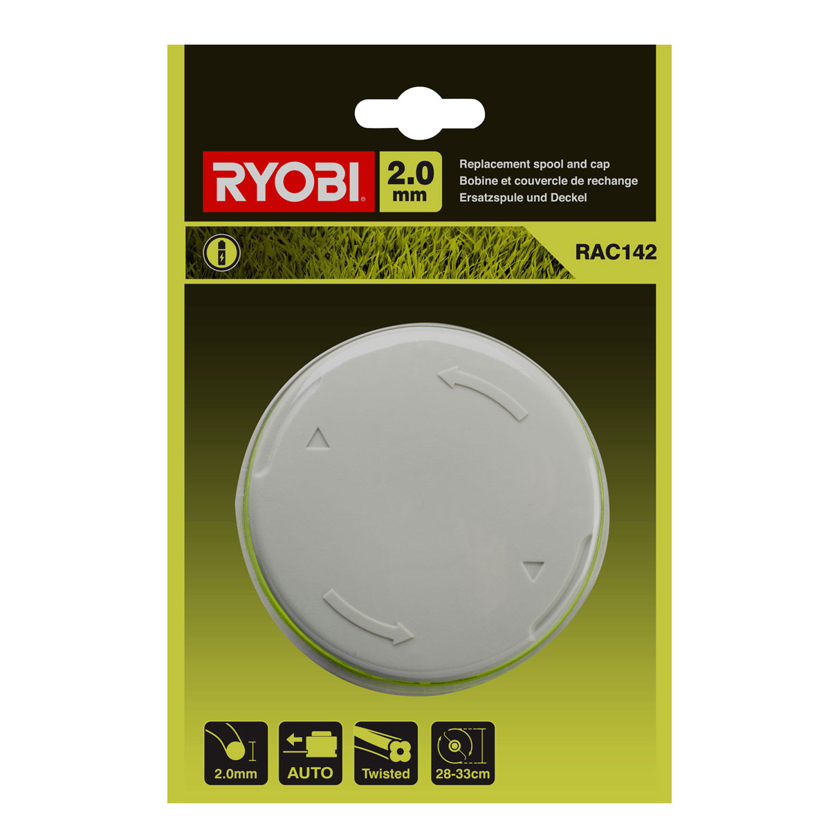 Ryobi  Ersatzspule für 36V Akku-Rasentrimmer 2 mm Bild 3