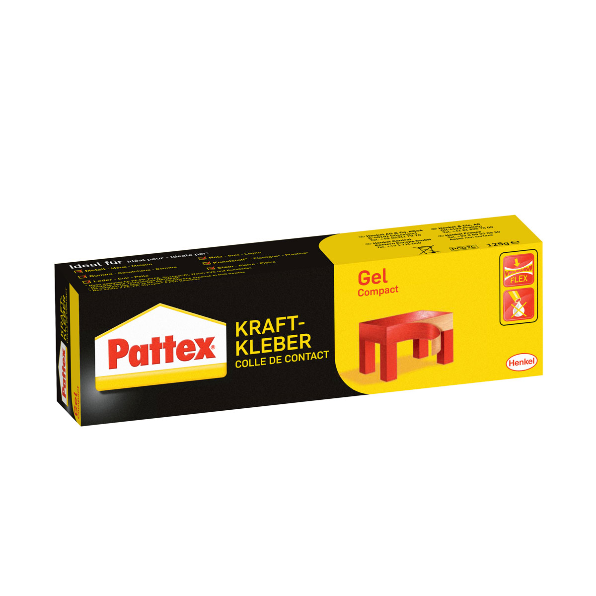 Pattex Kraftkleber Gel Compact 125 g