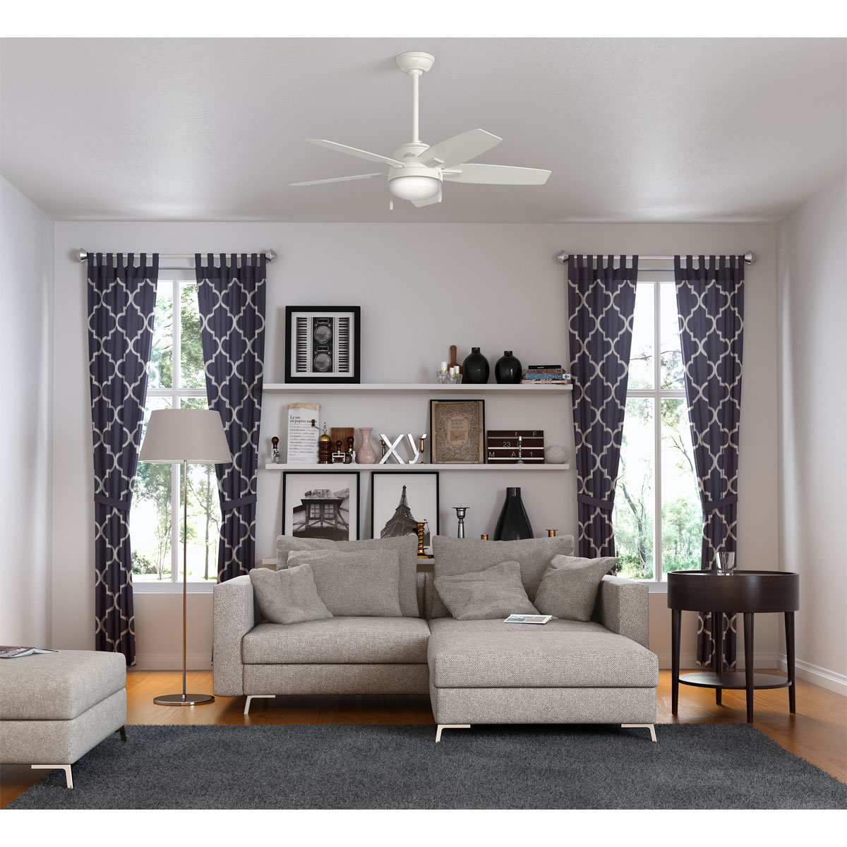 Hunter Fan Hunter Deckenenventilator Arcot 117 cm frisches weiß Bild 8