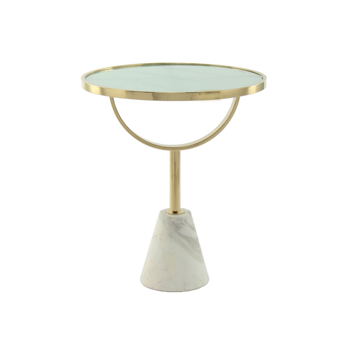 Beistelltisch Oscar 125 weiss