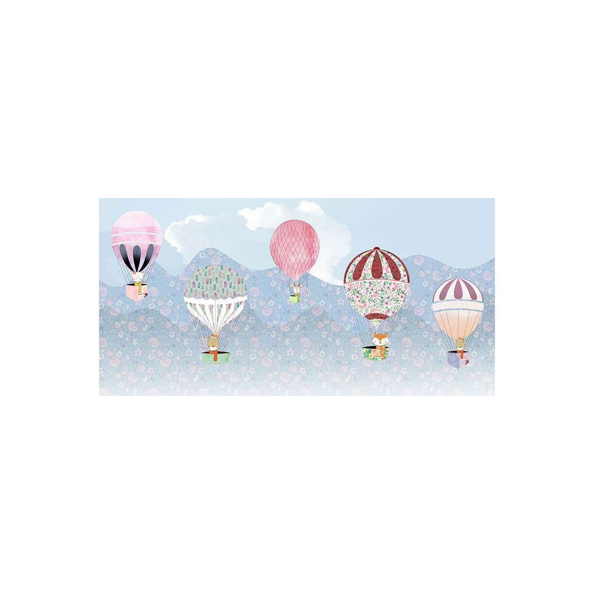 Komar  Vlies Fototapete Happy Balloon 500x250 cm Bild 2