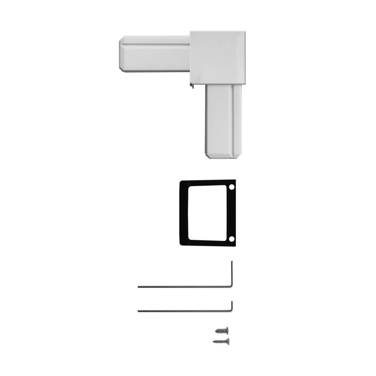 Schellenberg Eckverbinder-Set Premium weiss Bild 3