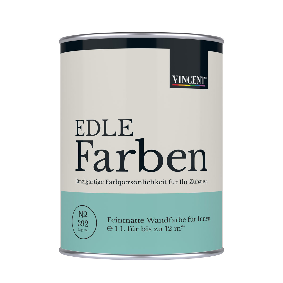 Vincent  Wandfarbe EDLE Farben Lagune matt 1,0 L Bild 1