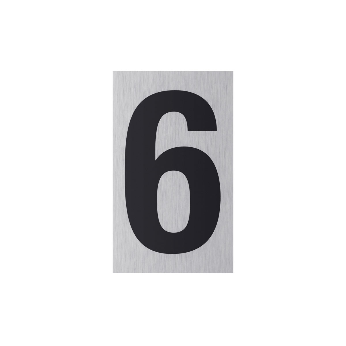 Metafranc Hausnummer 6 schwarz