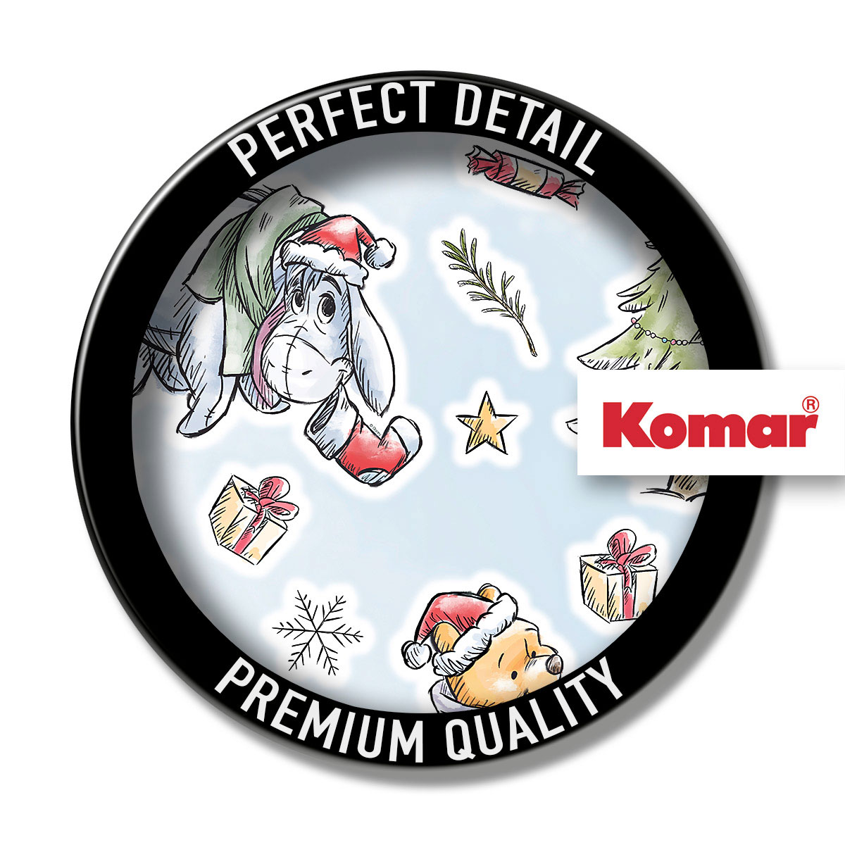 Komar  Wandtattoo Winnie the Pooh Christmas 50x70 cm Bild 3