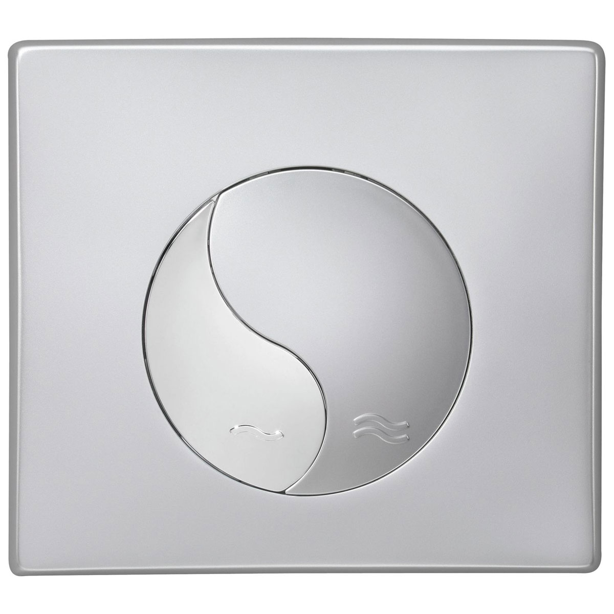Cornat Betätigungsplatte Yin mattchrom
