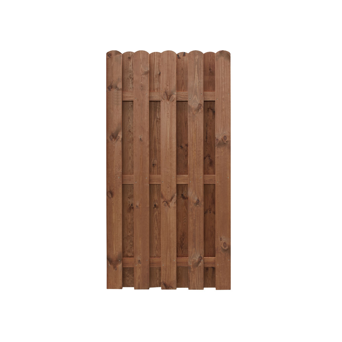 Bretterzaun Sylt 90x180 cm braun Bild 1